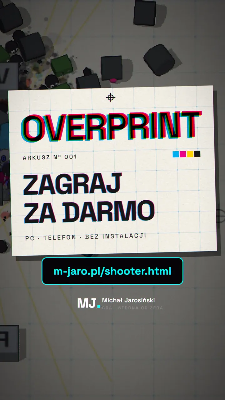 Kadr z reelsa OVERPRINT: gra w farbie drukarskiej